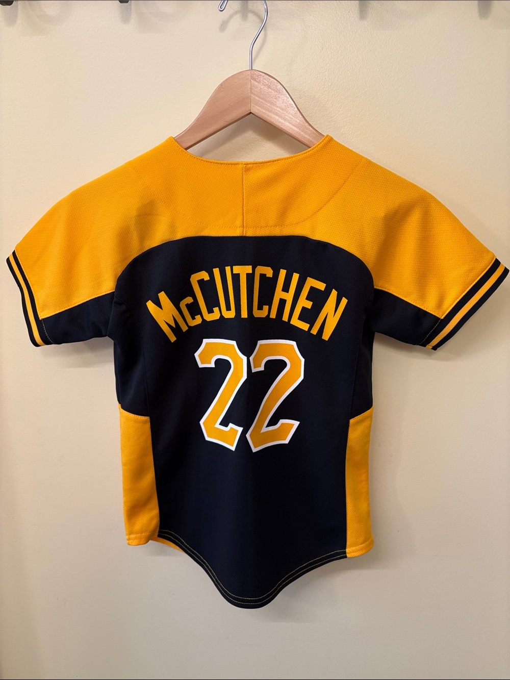 Pittsburgh Pirates Andrew McCutchen Baseball Jersey Youth Small - Picture 3 of 6